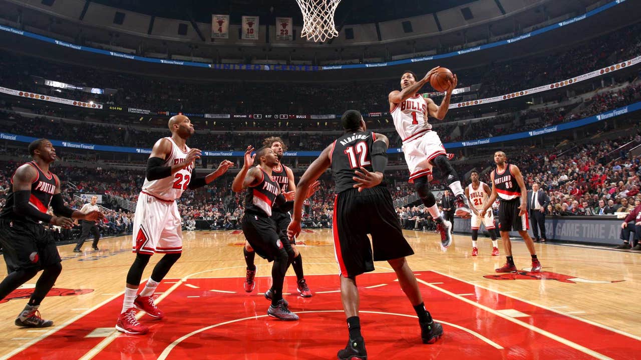 Rose scores 31 to lead Bulls past Blazers despite Aldridge's 35